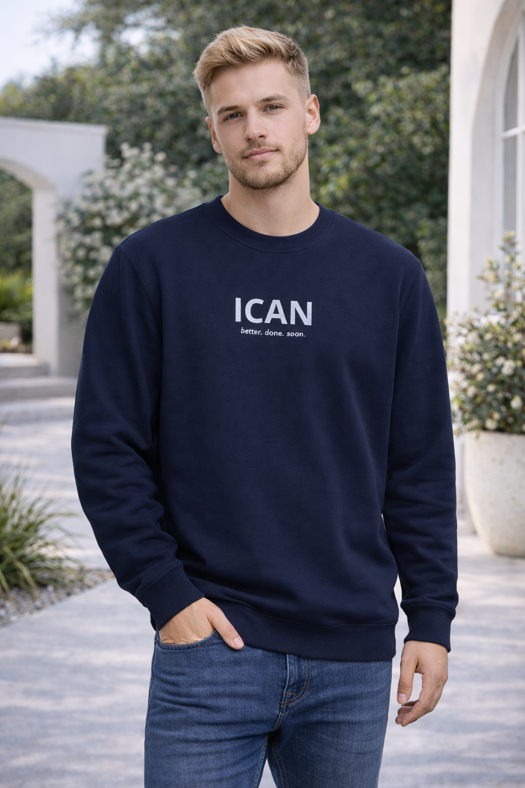 ICAN Unisex Fleece Pullover by Gianneli