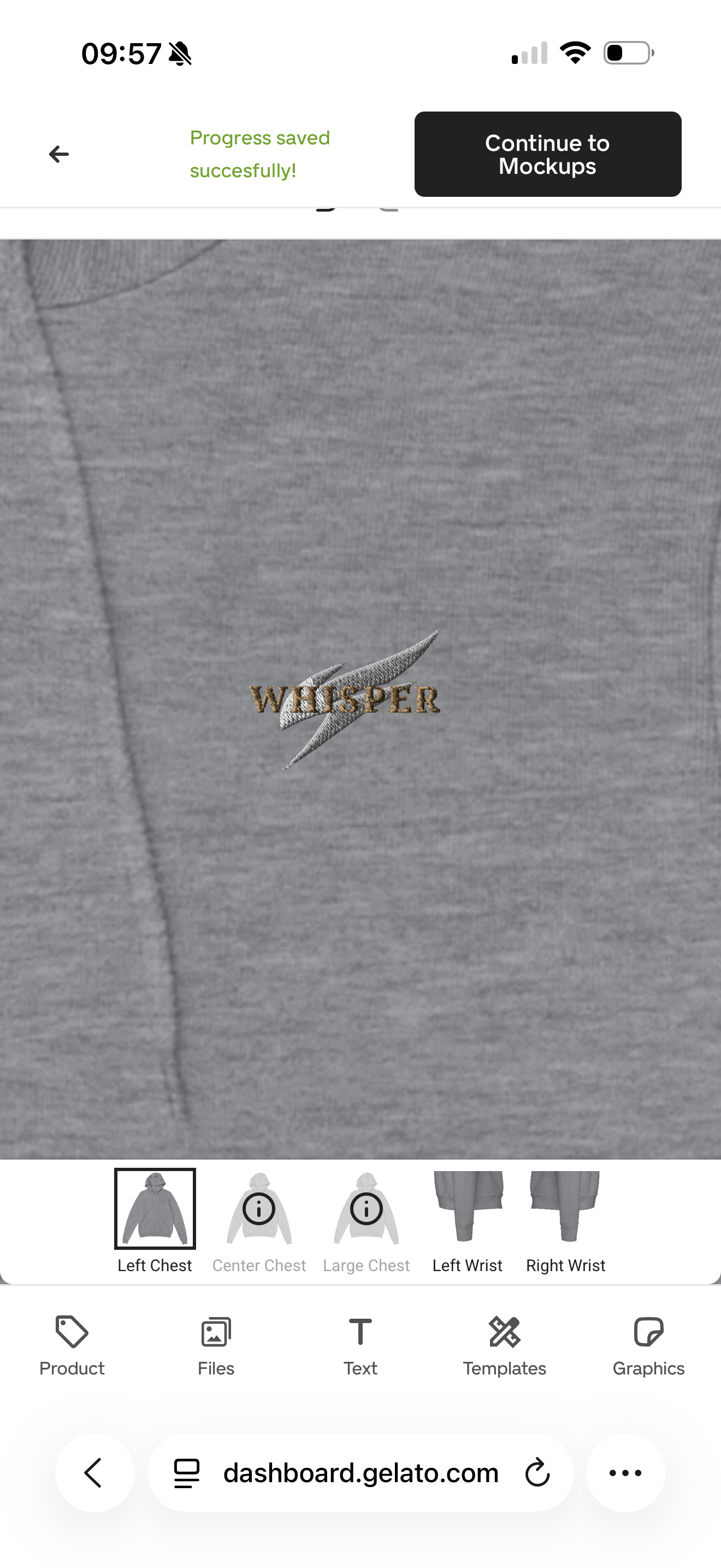 Classic Unisex Pullover Hoodie | WHISPER 18500 Black bestickt - Versanddauer 3–4 Tage.