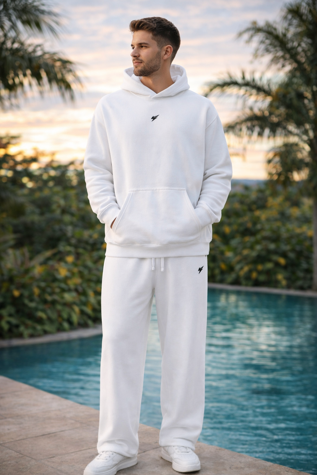 WHISPER Wide-leg joggers